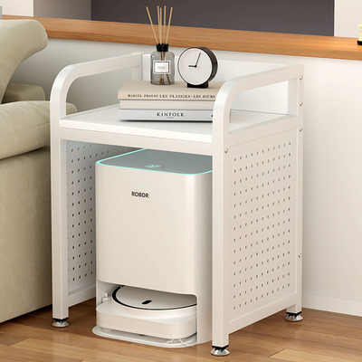 扫地机器人置物架铁艺收纳