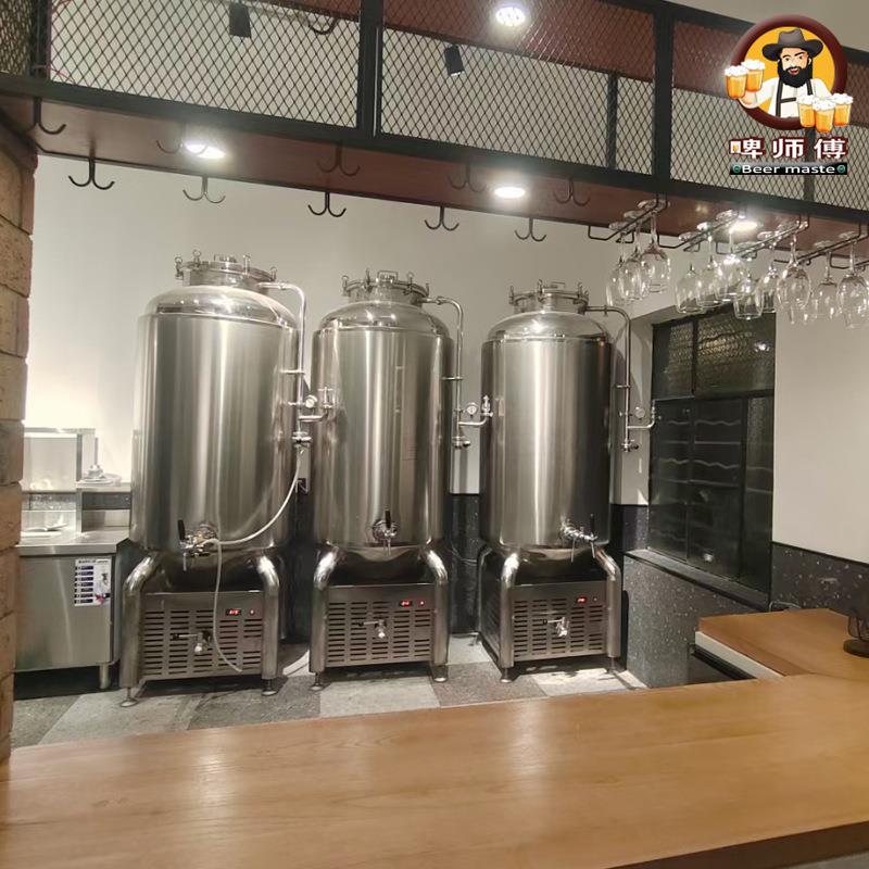 啤酒设备自酿啤酒开店商用精酿鲜啤一体糖化罐制冷发酵罐设备