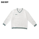 BAD BOY春秋提花字母刺绣休闲卫衣