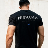 惯性基因 运动训练T恤透气吸汗 口健身短袖 涅槃 反光弹力收袖