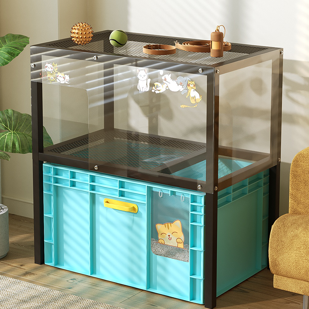 一代宠宝自由柜子猫砂盆超大号周转箱防外溅猫厕所置物架一体双层,宠物/宠物食品及用品,猫砂盆/猫厕所,淘宝优惠券,粉丝福利购,淘宝优惠卷