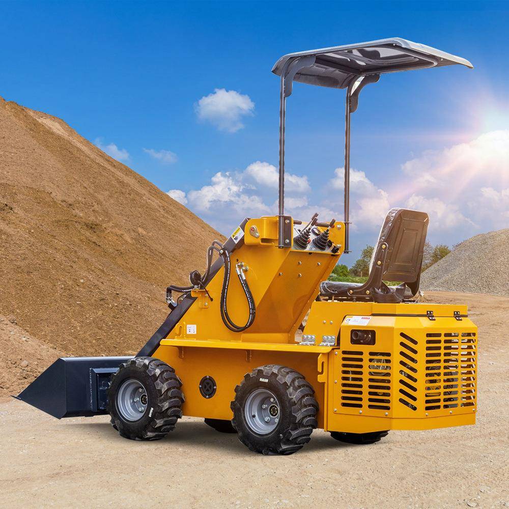 常年出口HTL28铲车电动装载机操控简单果园工地农用电动车