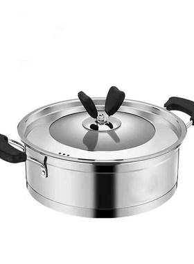 现代北欧样板房间厨房摆件不锈钢锅组合陶瓷汤锅奶锅橱柜软装饰品