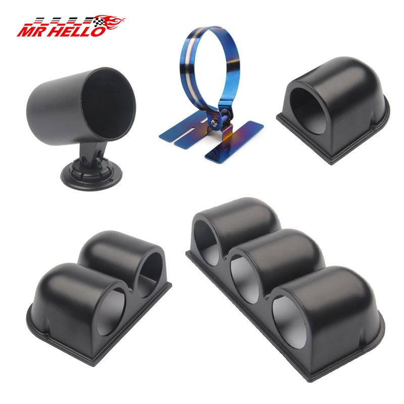 汽车改装仪表表座 52mm多w孔仪表罩 赛车仪表座 60mm单孔表杯