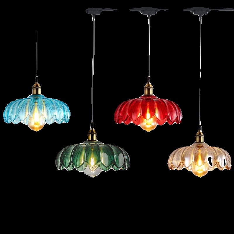 老上海轨道灯设计客厅卧室床头咖啡厅饭厅餐桌吧台玻璃吊灯具