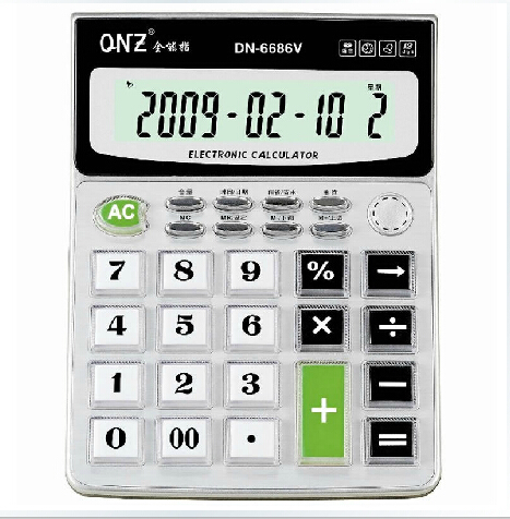 计算器语音计算器水晶按键全能指V计算器学生创意科学计算机