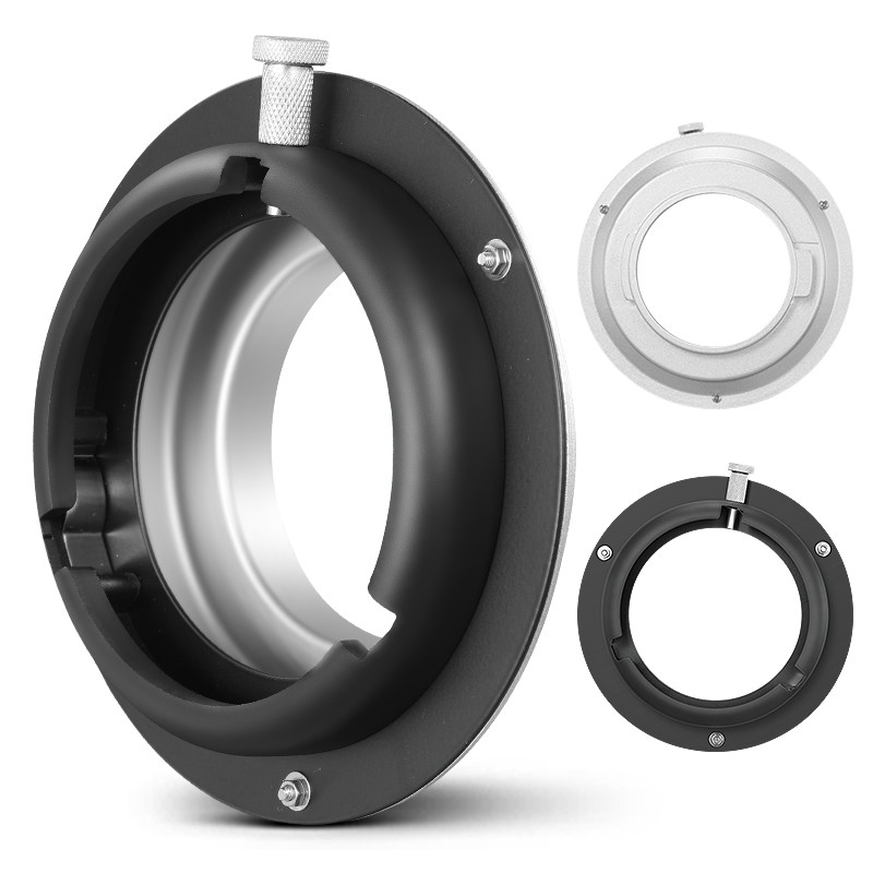 布朗 爱玲珑 保富图转保荣口影棚闪光灯卡口转换卡盘摄影灯柔光箱