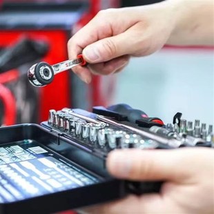 德国伍尔特工具套装进口套筒多功能扳手32件棘轮手动内六角1/4吋