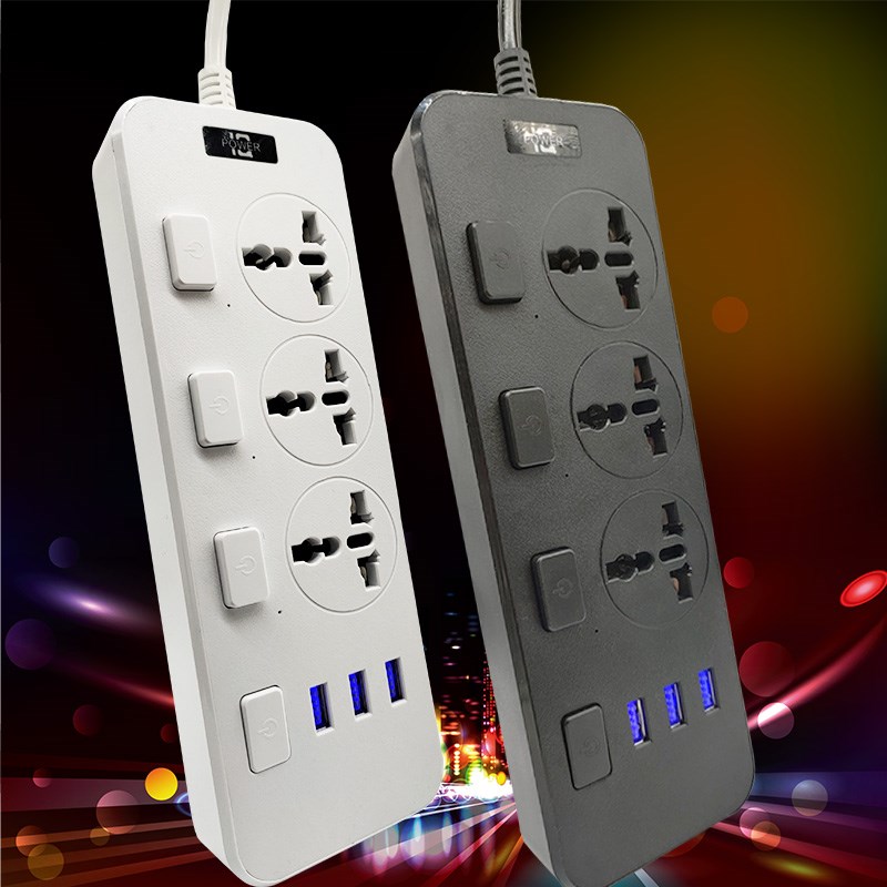 英标排插英规插排多功能插座带usb充电拖板家用电插板港版插线板