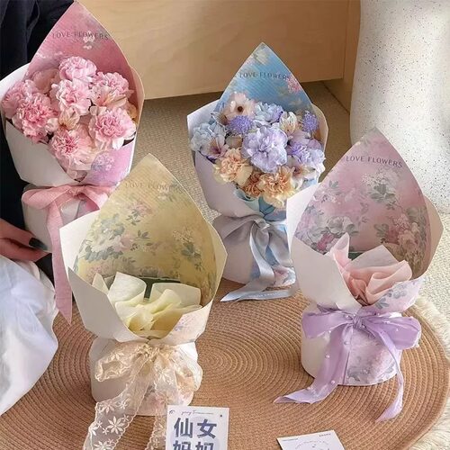 花束定型片小香风插花神器鲜花包