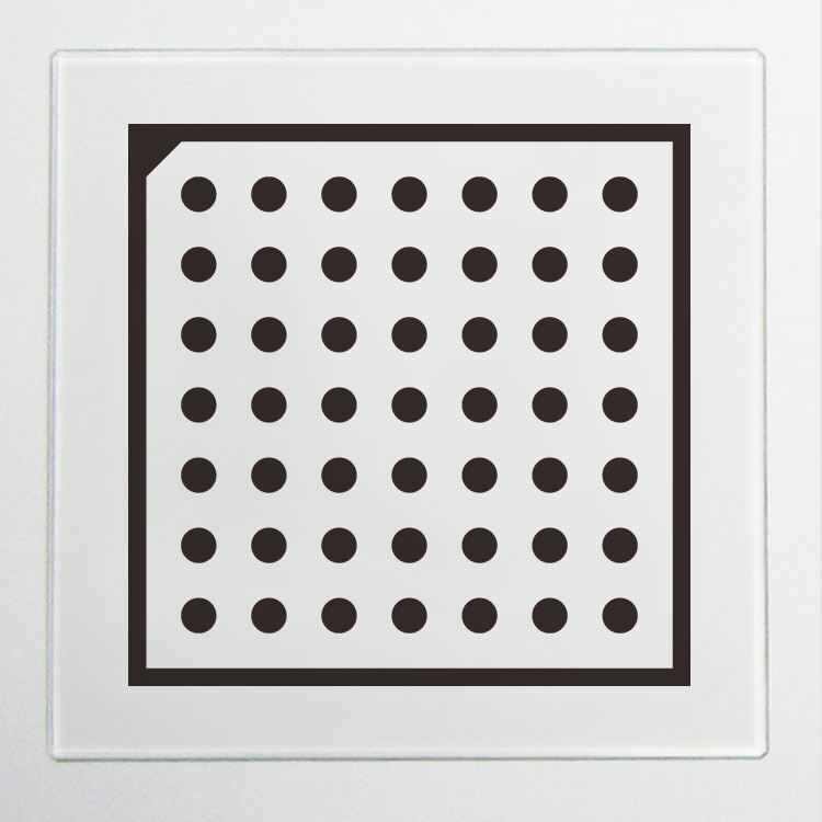 玻璃标定板 校正光学标定板 亚克力标定 Halcon双目视觉标定板GB