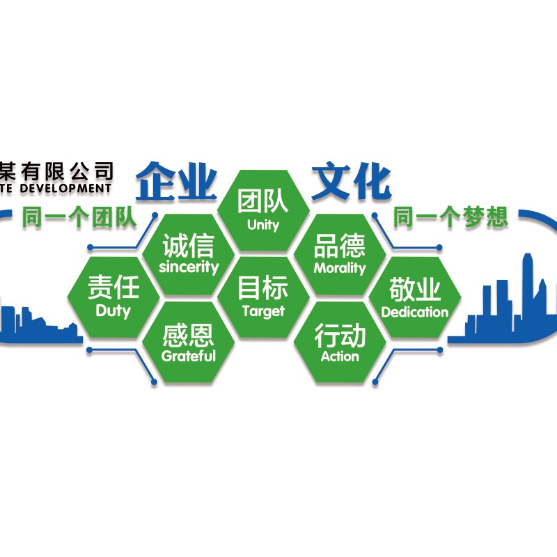 办公室墙面装饰企业文化司工位氛围布置会议背景设计励志标语贴画