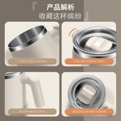 马杯水杯女生带盖茶杯创意咖啡办公家用早餐杯子