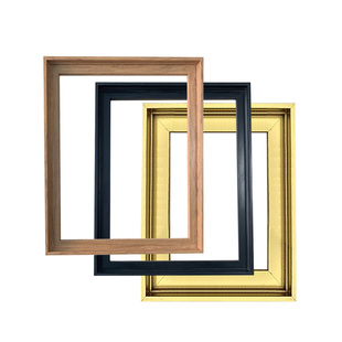 di数字油画油彩画三联三拼画手绘填色客厅大风景装饰画金色麋鹿