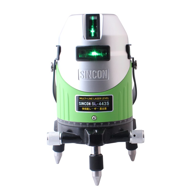 Sincon新坤LD绿光水平仪8线激光标线443S电子安平抗震抗抖