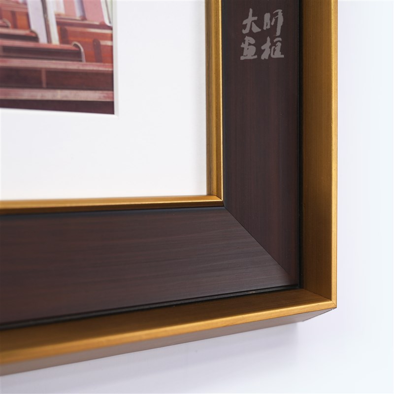 定制全实木油画框外框金色装裱水彩相框镜框电视框线条a4丝巾复古