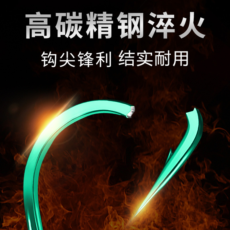 子线双钩成品鲫鱼专用2 3 4 5 6号进口超细袖钩绑好小绣钩钓鱼钩