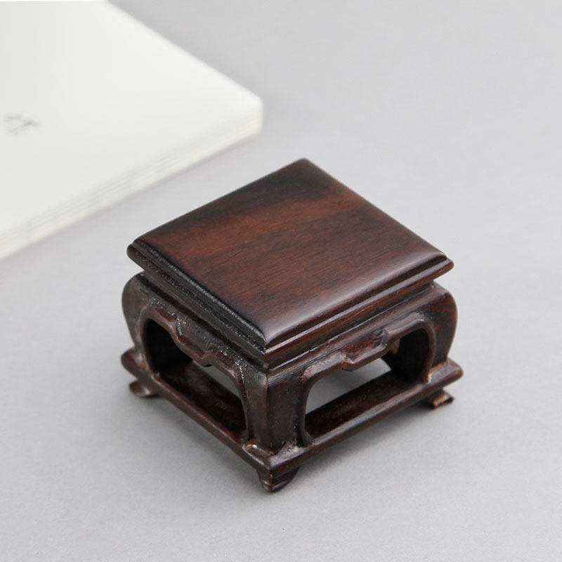 红酸枝迷你底座实木中式仿古工艺品摆件底座正方形木托,家居饰品,木雕,淘宝优惠券,粉丝福利购,淘宝优惠卷