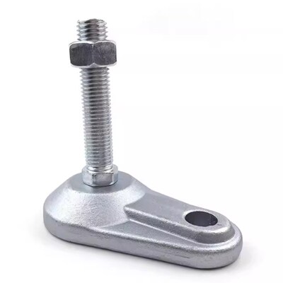 WAD75-D84-M16/M20-L100/L125重载型脚杯固定调节脚带耳铸铁地脚