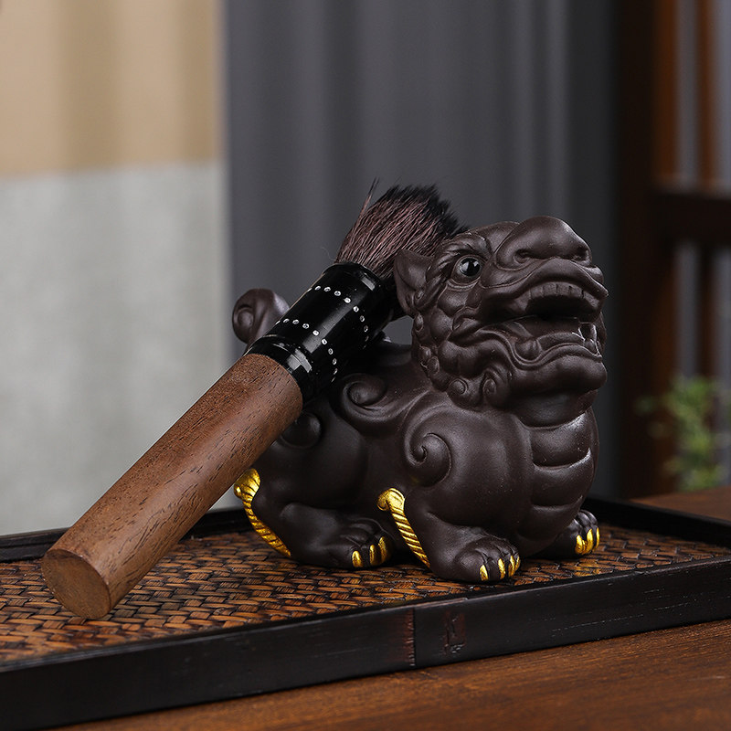 紫砂招财貔貅桌面手工客厅办公室玄关家居装饰茶从宠茶宠养,家居饰品,装饰摆件,淘宝优惠券,粉丝福利购,淘宝优惠卷
