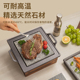 日料韩式 烤肉石板烧烤盘牛排盘烤肉盘烤海鲜石盘商用保温炉寿司盘