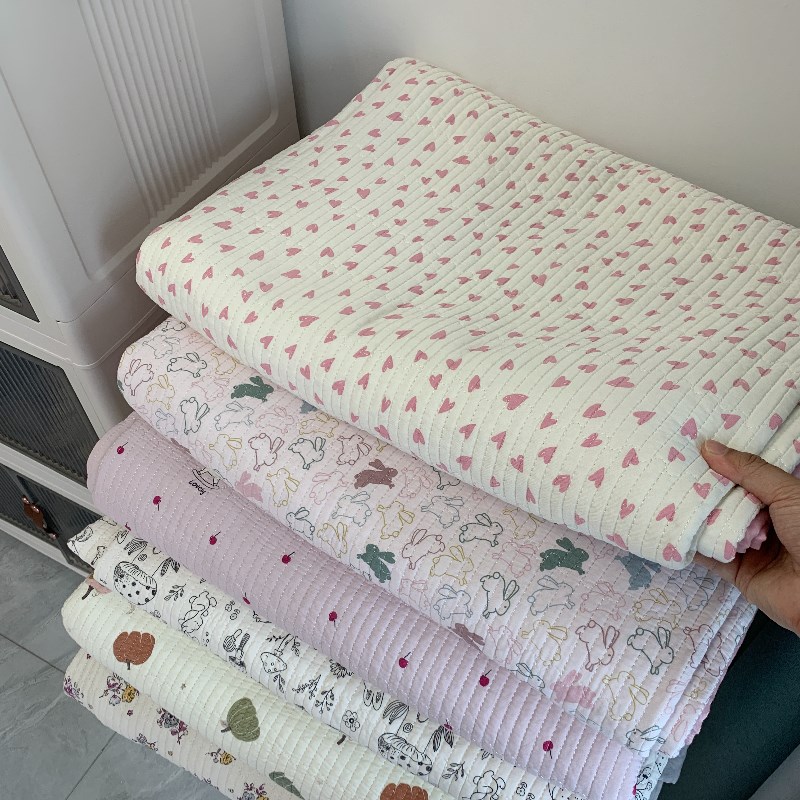 微凉感天丝莫代尔床盖柔软榻榻米炕盖毯可铺可盖加厚床单防滑床垫