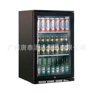 865单门黑色吧台柜 厂家生产保鲜设备吧台柜啤酒柜展示柜C1