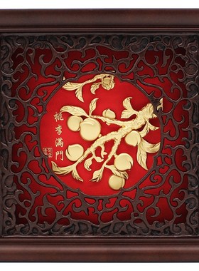 桃李满门立体金箔画创意教师节礼物送老师的实用创意礼品毕业送礼