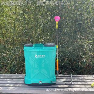 电动喷壶菜园地灭虫高压打药多毒喷头电农用机消锂弥 轻便22后背式