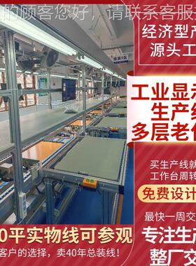 东源头厂工业显示器生工广产线L640CM液晶显示模在线老化线测试组