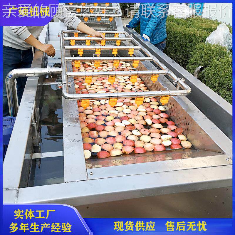 自ACQ动气泡水果清洗机全楂苹果清洗设备 瓜果葡山萄 桃子洗果机