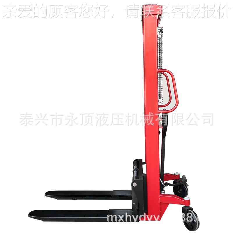 2吨1.6米C型钢动液压堆高压车 TY2000-2CT 板货手叉78 门架穿轴叉