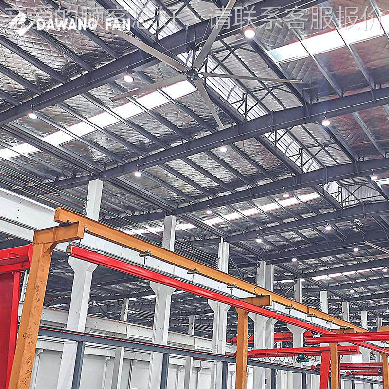 W10间业大吊扇JDI吊顶式风广工角送风大型扇工业风车扇通风永磁吊