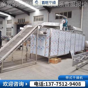平流带式干燥机昆脱水蔬带式干燥菜烘干虫机椒枸杞干多层带式连续