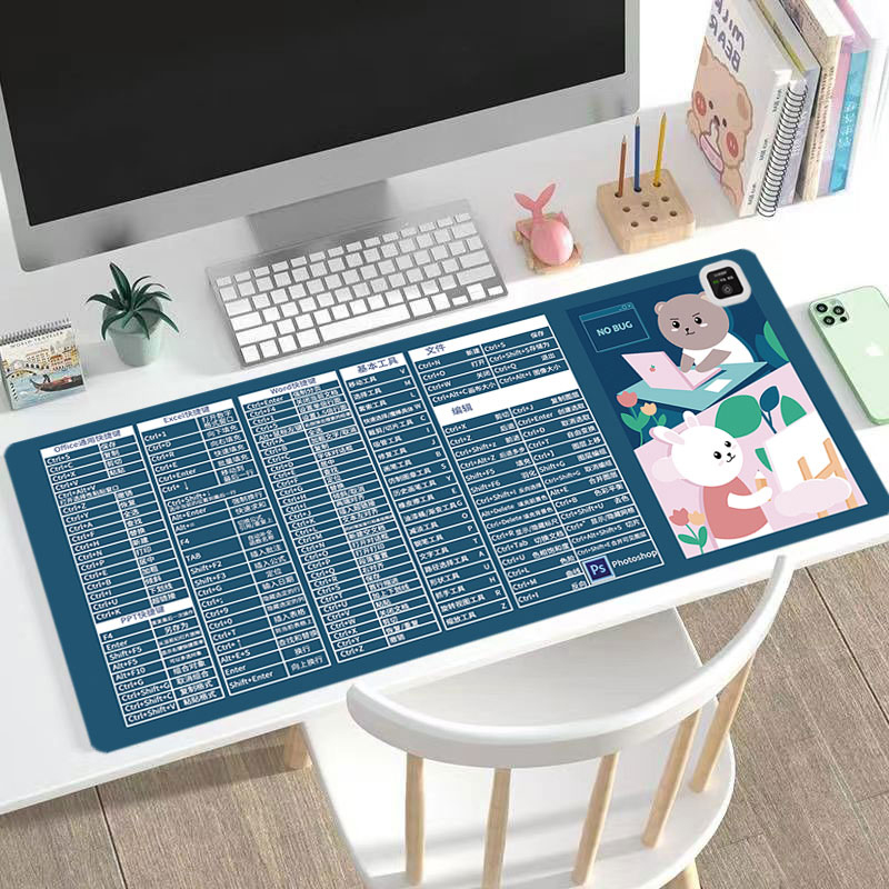 加热鼠标垫超大办公室桌面快捷加热桌垫学生写作业取暖防水暖手垫