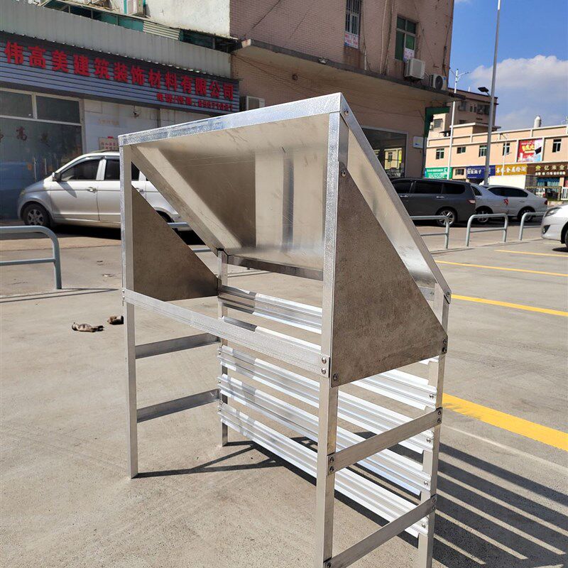 铝型材空调d外机保护罩遮挡通风口散热铝护栏装饰铝合金百叶窗加