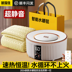暖福佳2024新款新型水暖电热毯水循环单双人家用双控加热智能电褥
