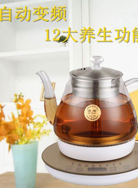 德源全自动电热烧水壶玻璃养生煮茶器随手泡变频蒸茶保温花茶家用