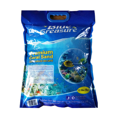 包邮 蓝色珍品 海缸造景 海沙123号菲律宾沙 天然珊瑚砂 海砂