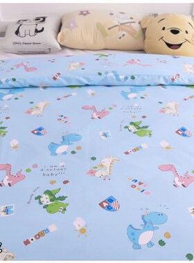 儿童被套单件套1.21.5全棉幼儿园卡通被罩汽车恐龙婴儿100x120