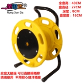 4平方 电缆盘带铜线2芯2.5 纯铜护套线带移动绕线盘 电线盘线滚子