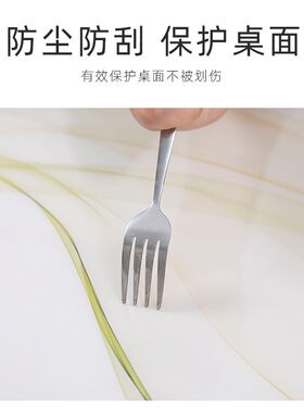 电视柜桌布防尘罩卡通少女个性创意防水pvc免洗客厅软质玻璃桌垫