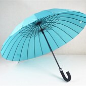 遇水开花雨伞女24骨双人长柄男个性 大号16骨自动伞印刷logo印字