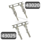 MX3.0mm接插件连接器公母空中对插对接43025插头 43020母壳 端子