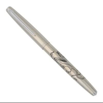 金豪911全钢铱金笔龙图腾钢笔暗尖特细超细尖美工尖送英雄254墨水