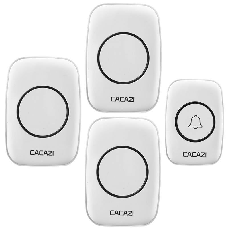 门铃无线家用远距离无线门铃不用电池一拖三电子遥控门铃 呼叫器