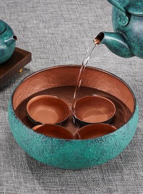 紫铜茶壶《春意盎然茶礼套装》礼品套装中式复古茶具煮茶壶烧水壶