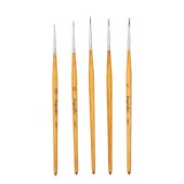 龙吟斋细尼龙毛圆头勾线笔水彩水粉丙烯颜料水彩面相描眉笔