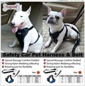 宠物车载胸背带狗狗牵引绳安全带大中小型犬泰迪背心式 法斗牛头梗