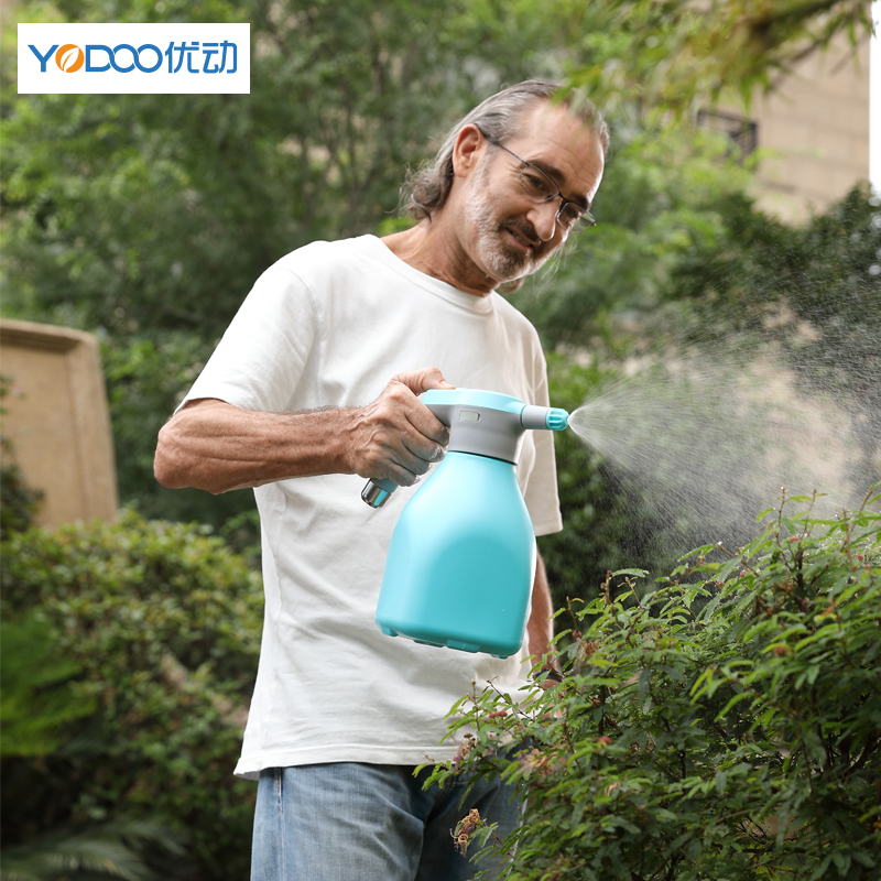 优动电动喷壶家用浇花室内小型喷水壶盆栽多肉通用压力手持喷雾器